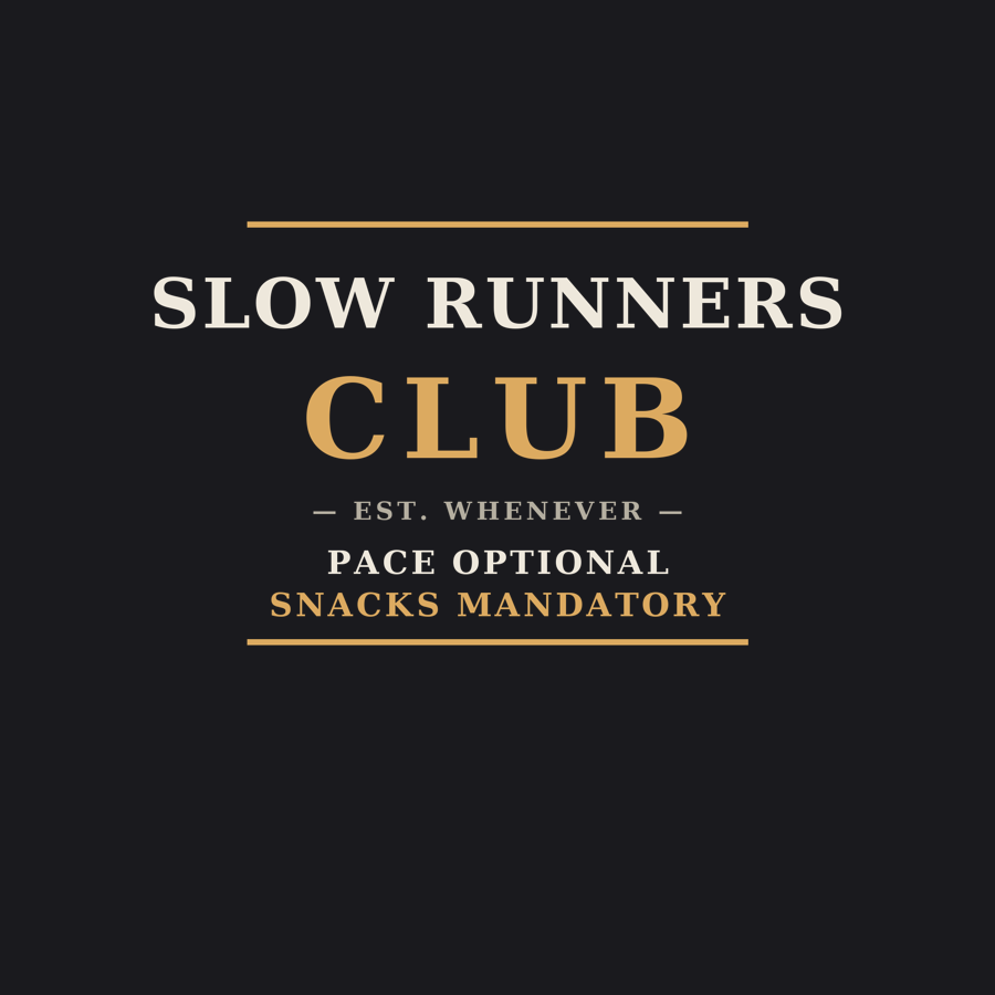 Slow Runners Club — Tee